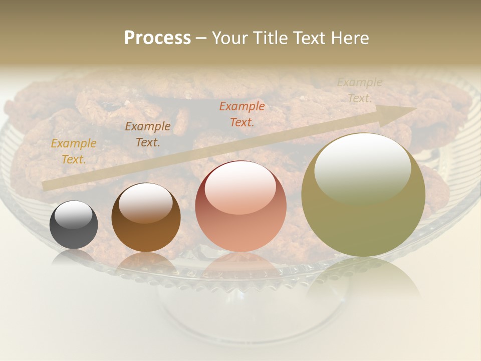 A Glass Plate Filled With Cookies On Top Of A Table PowerPoint Template