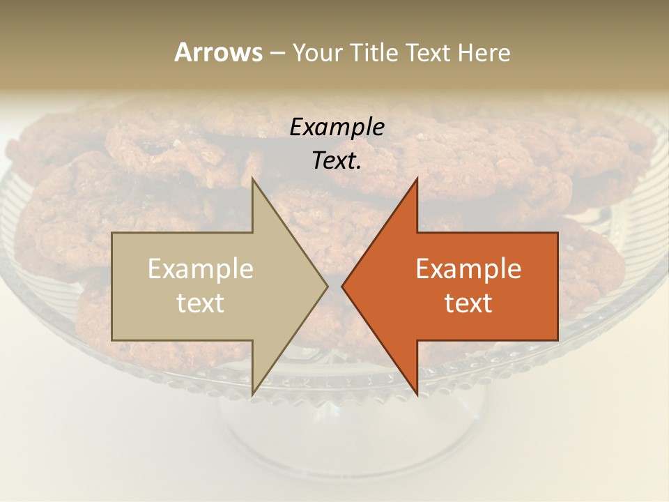 A Glass Plate Filled With Cookies On Top Of A Table PowerPoint Template