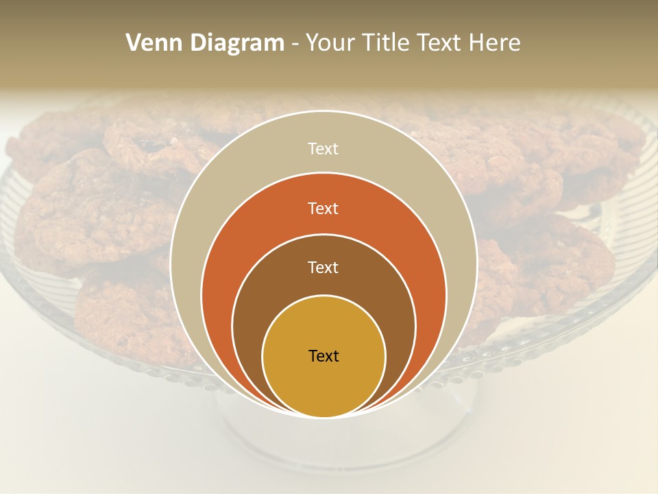 A Glass Plate Filled With Cookies On Top Of A Table PowerPoint Template