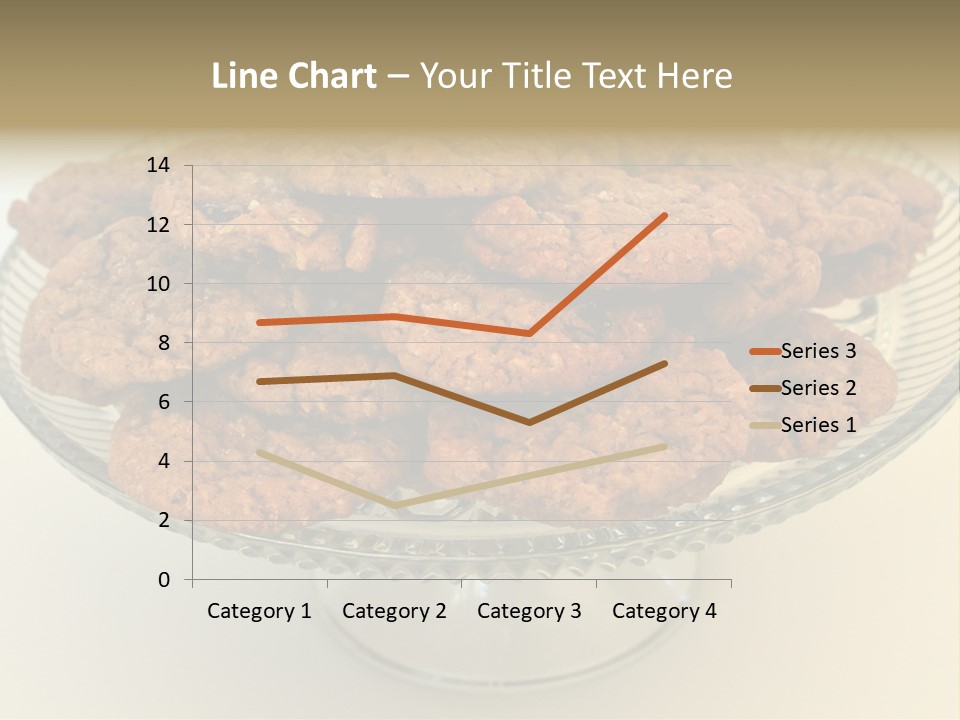 A Glass Plate Filled With Cookies On Top Of A Table PowerPoint Template