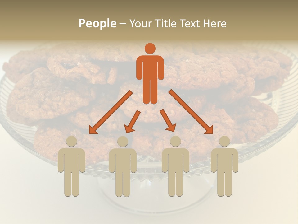 A Glass Plate Filled With Cookies On Top Of A Table PowerPoint Template