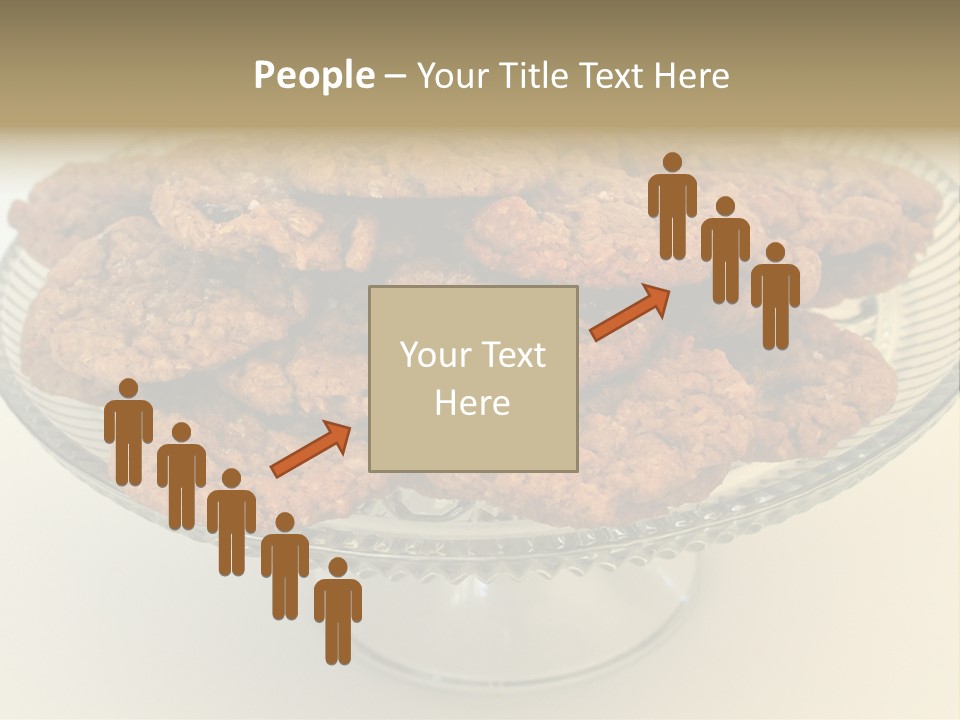 A Glass Plate Filled With Cookies On Top Of A Table PowerPoint Template