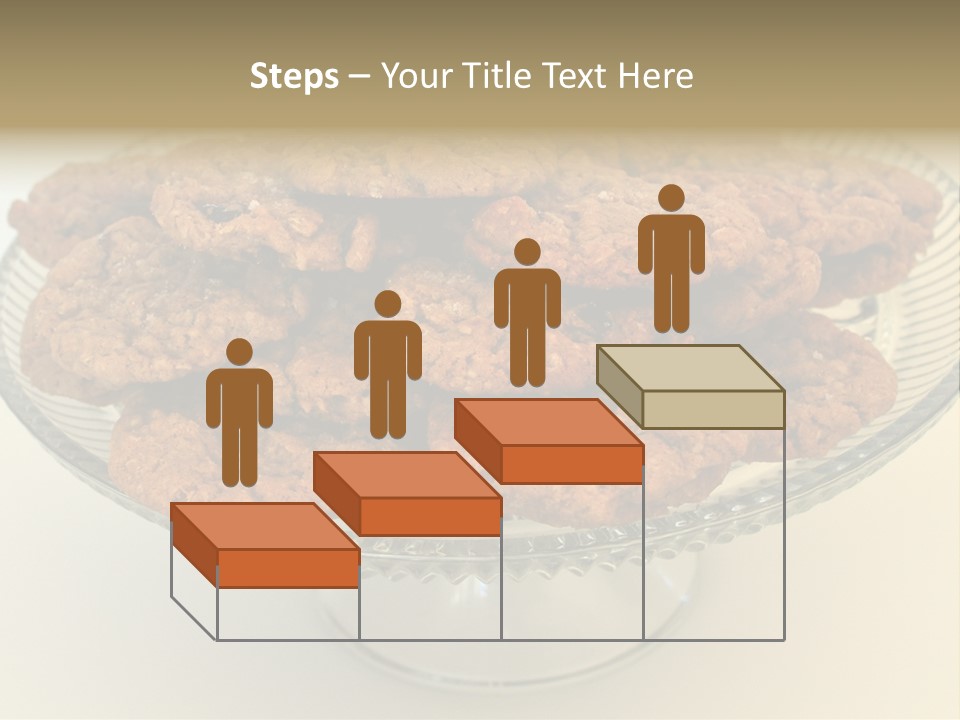 A Glass Plate Filled With Cookies On Top Of A Table PowerPoint Template