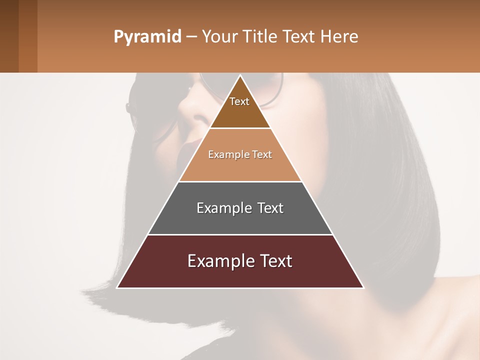 A Woman Wearing Sunglasses And A Red Lipstick PowerPoint Template