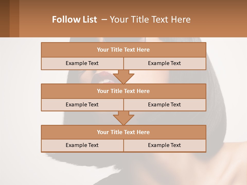A Woman Wearing Sunglasses And A Red Lipstick PowerPoint Template