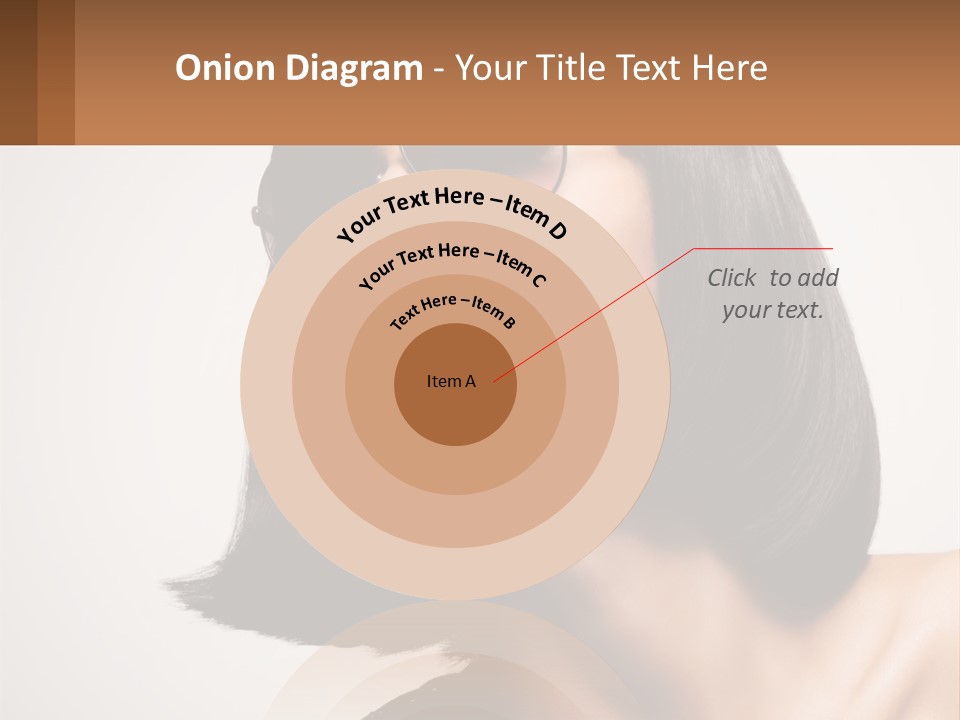 A Woman Wearing Sunglasses And A Red Lipstick PowerPoint Template