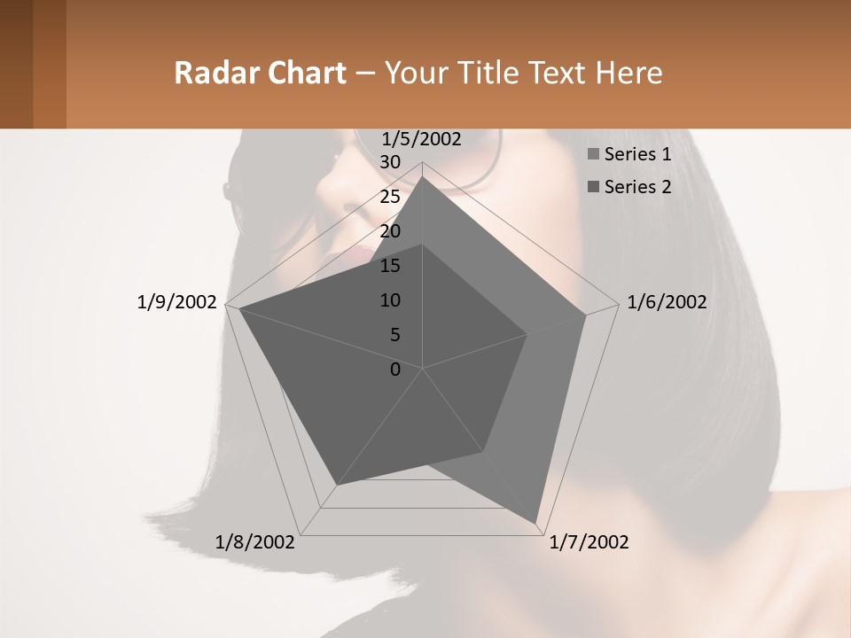 A Woman Wearing Sunglasses And A Red Lipstick PowerPoint Template