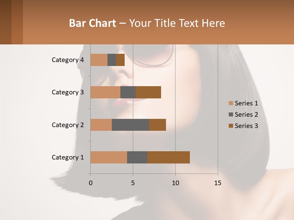 A Woman Wearing Sunglasses And A Red Lipstick PowerPoint Template