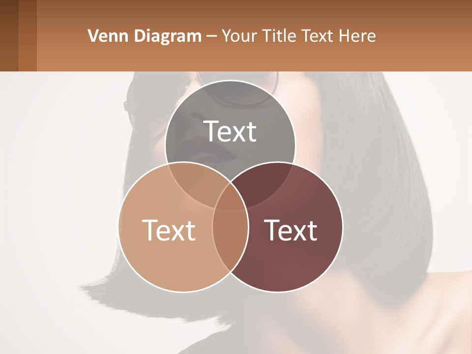 A Woman Wearing Sunglasses And A Red Lipstick PowerPoint Template