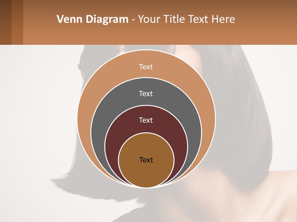 A Woman Wearing Sunglasses And A Red Lipstick PowerPoint Template