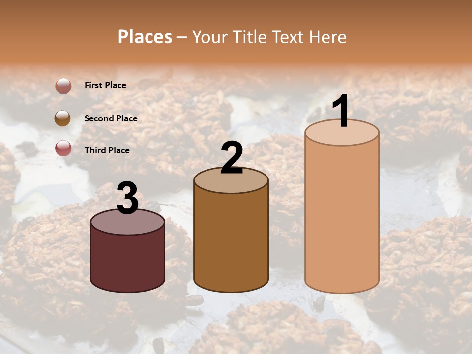 A Bunch Of Cookies That Are On A Pan PowerPoint Template