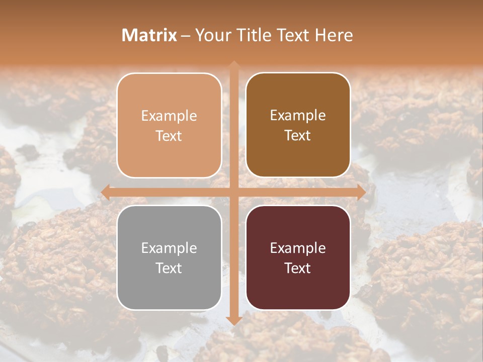 A Bunch Of Cookies That Are On A Pan PowerPoint Template