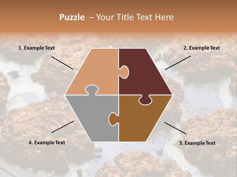 A Bunch Of Cookies That Are On A Pan PowerPoint Template