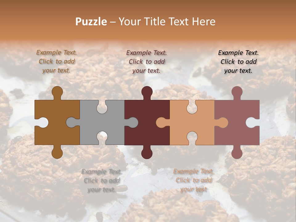 A Bunch Of Cookies That Are On A Pan PowerPoint Template