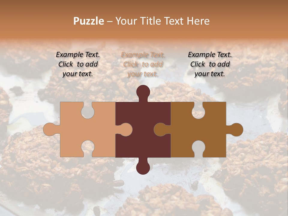 A Bunch Of Cookies That Are On A Pan PowerPoint Template