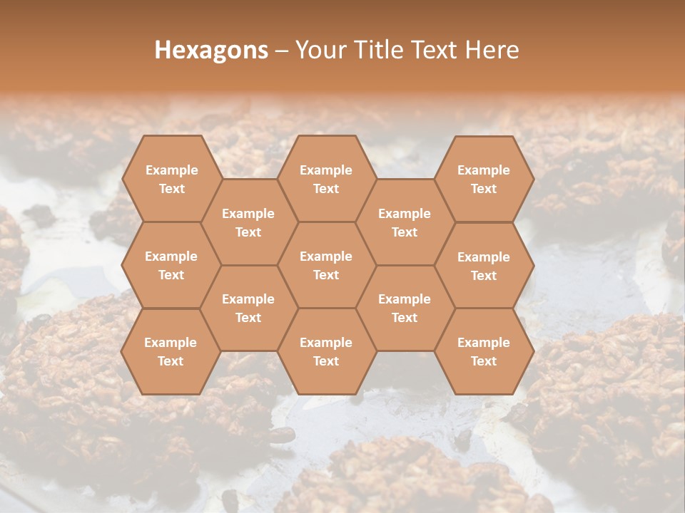 A Bunch Of Cookies That Are On A Pan PowerPoint Template