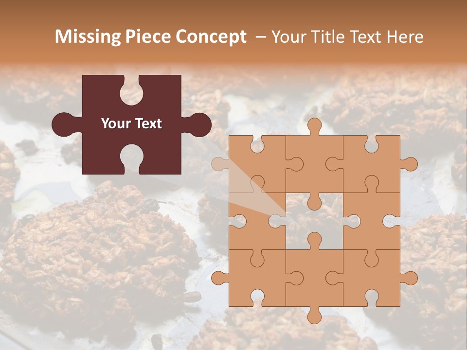 A Bunch Of Cookies That Are On A Pan PowerPoint Template