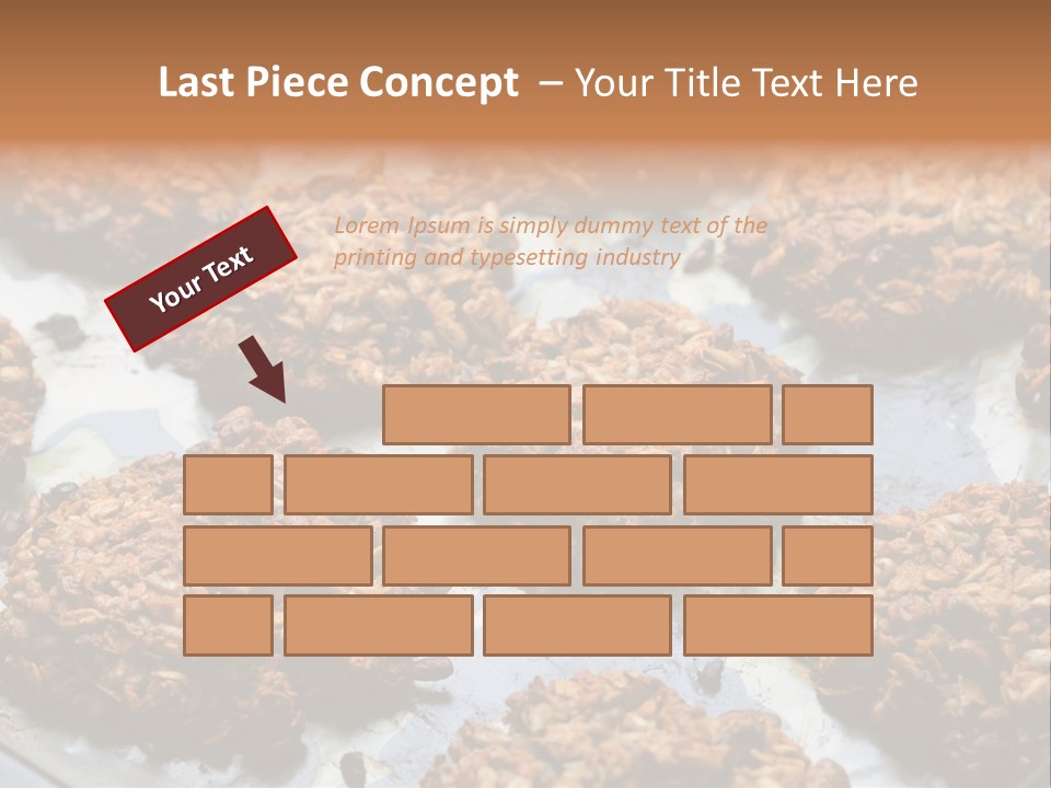 A Bunch Of Cookies That Are On A Pan PowerPoint Template
