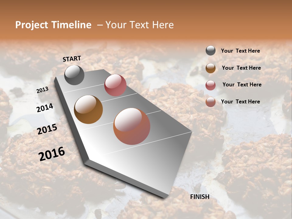 A Bunch Of Cookies That Are On A Pan PowerPoint Template