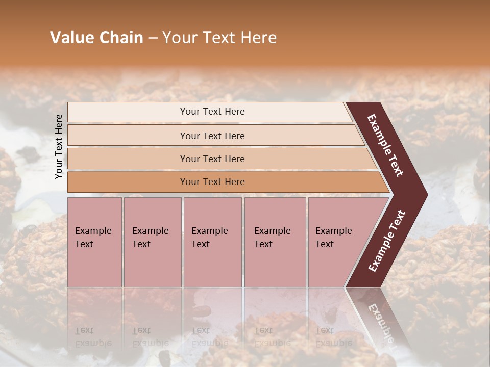A Bunch Of Cookies That Are On A Pan PowerPoint Template