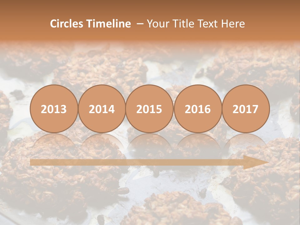 A Bunch Of Cookies That Are On A Pan PowerPoint Template