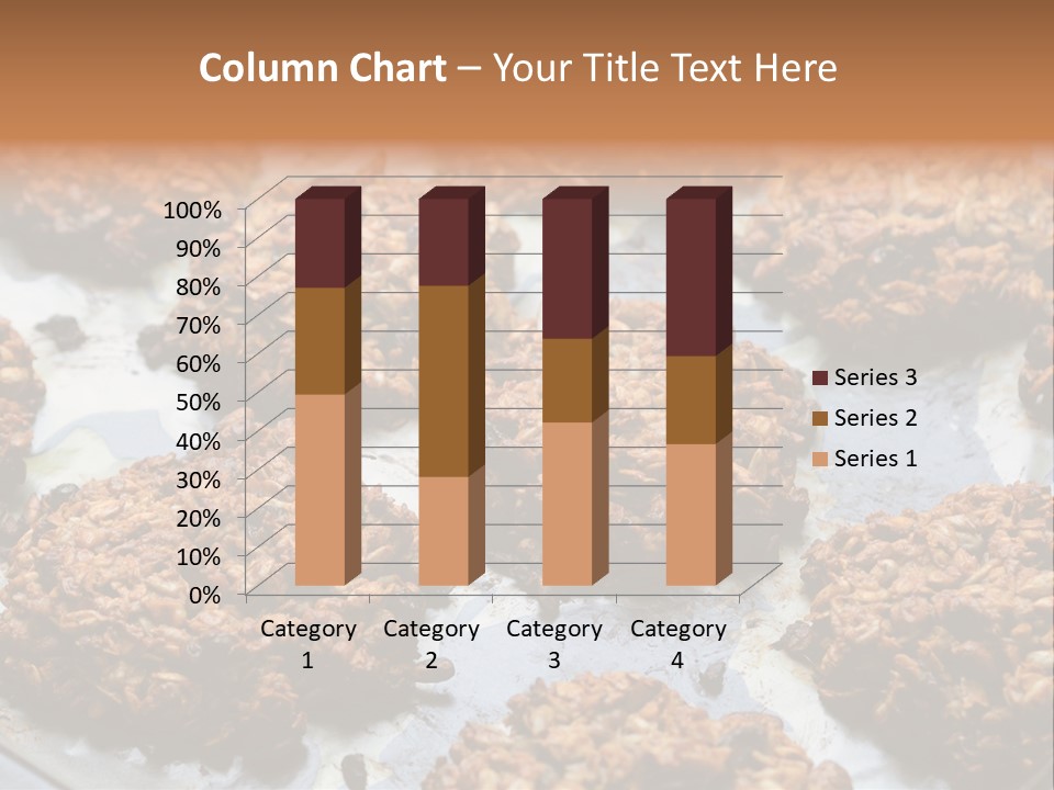 A Bunch Of Cookies That Are On A Pan PowerPoint Template
