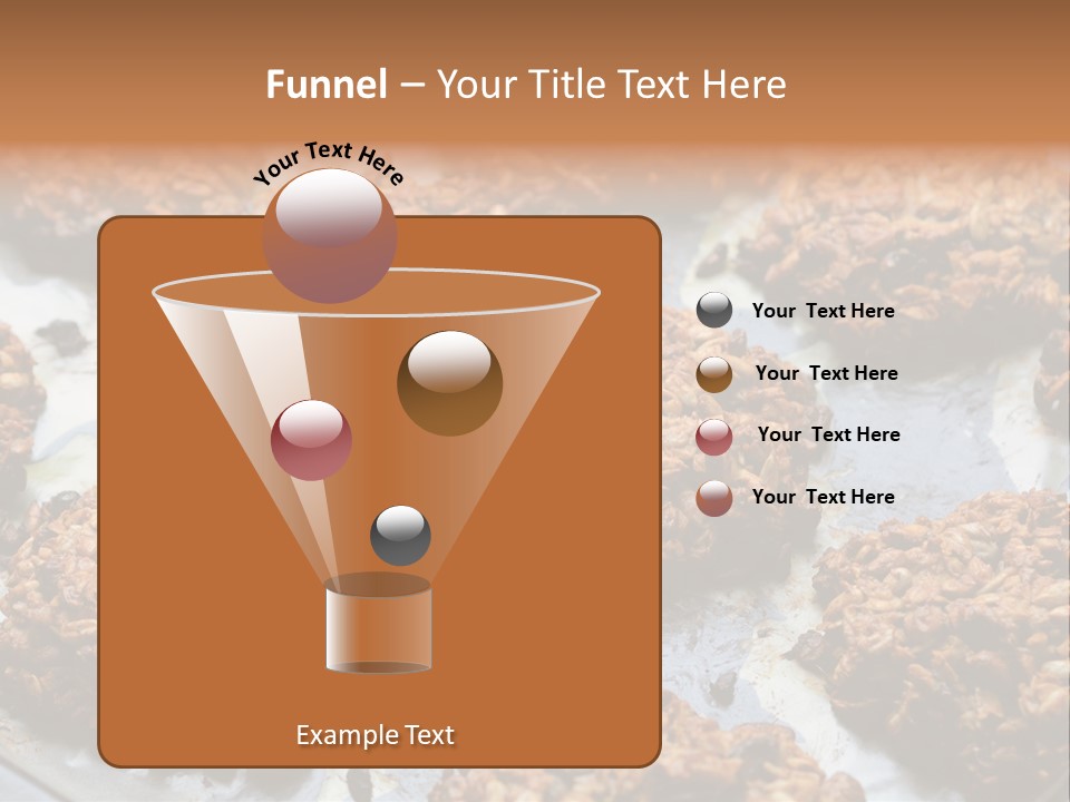 A Bunch Of Cookies That Are On A Pan PowerPoint Template