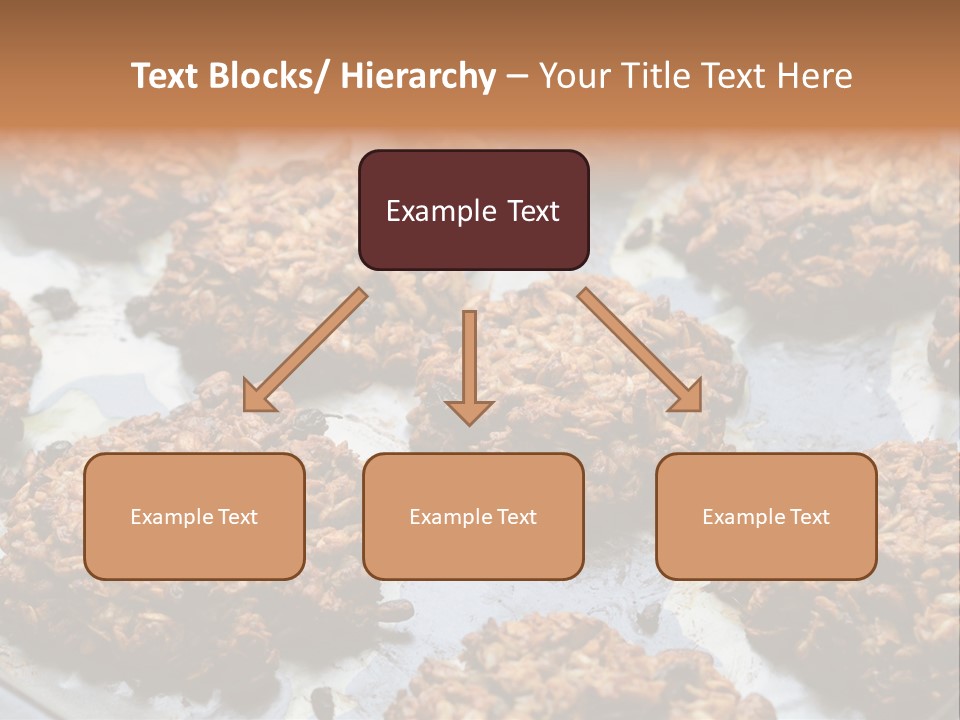 A Bunch Of Cookies That Are On A Pan PowerPoint Template