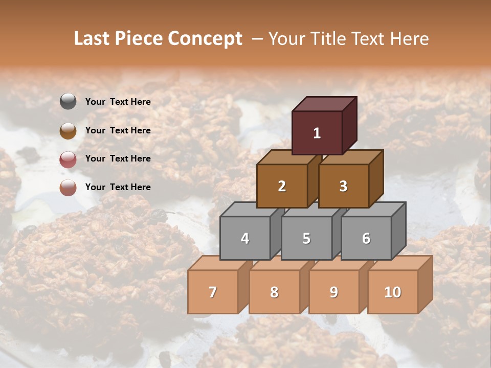 A Bunch Of Cookies That Are On A Pan PowerPoint Template
