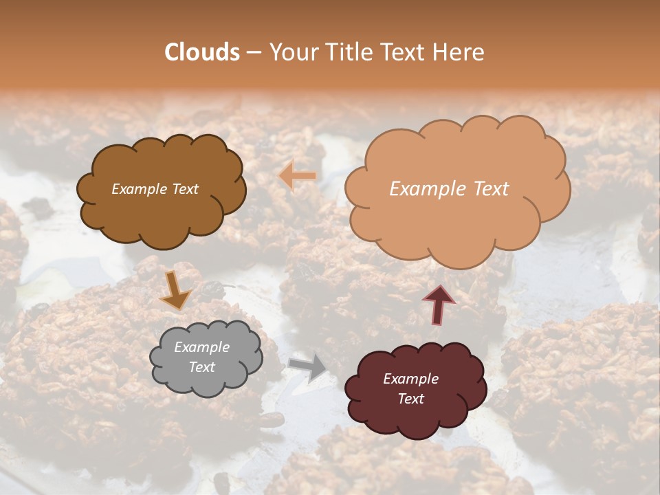 A Bunch Of Cookies That Are On A Pan PowerPoint Template