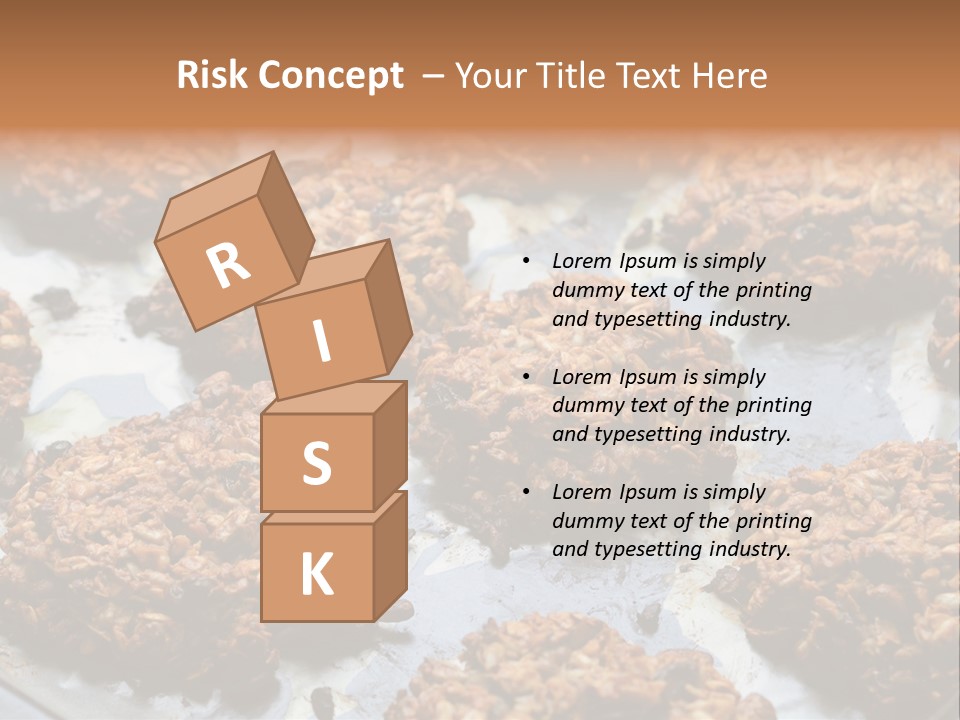 A Bunch Of Cookies That Are On A Pan PowerPoint Template