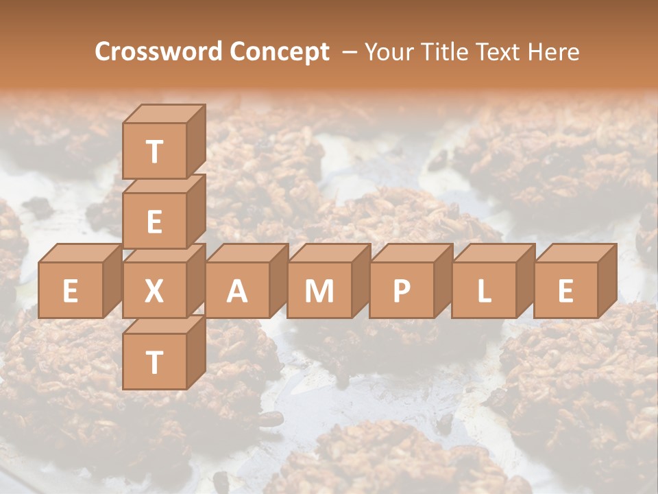 A Bunch Of Cookies That Are On A Pan PowerPoint Template