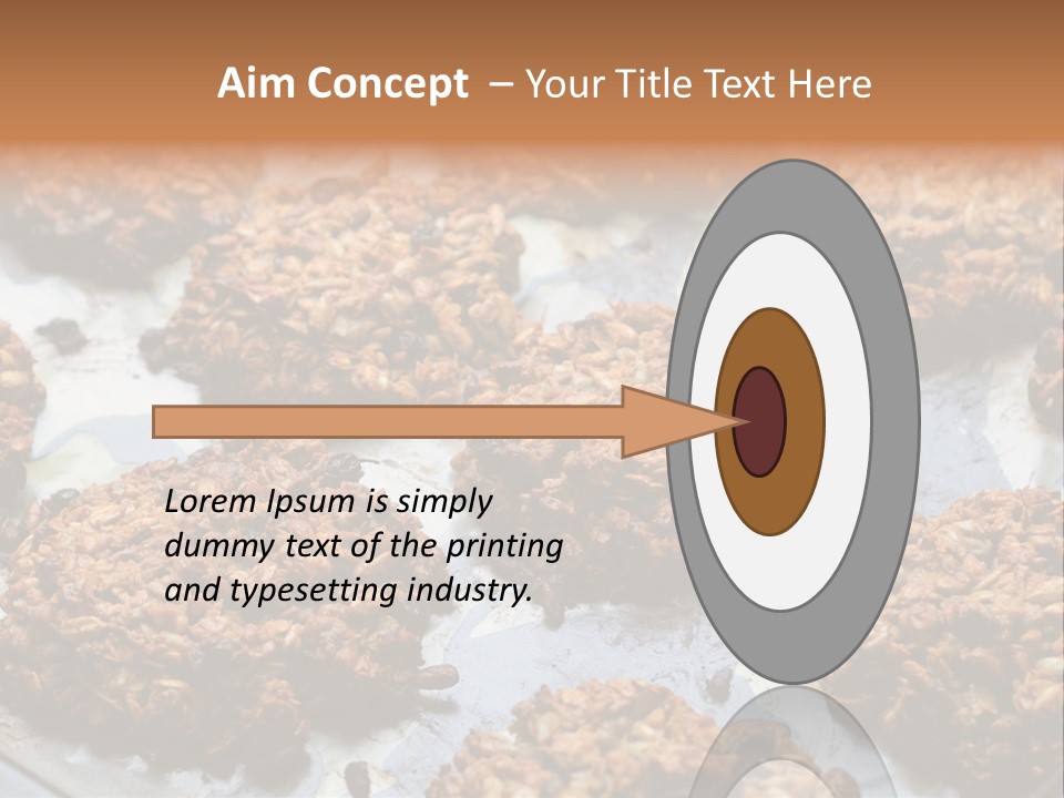 A Bunch Of Cookies That Are On A Pan PowerPoint Template