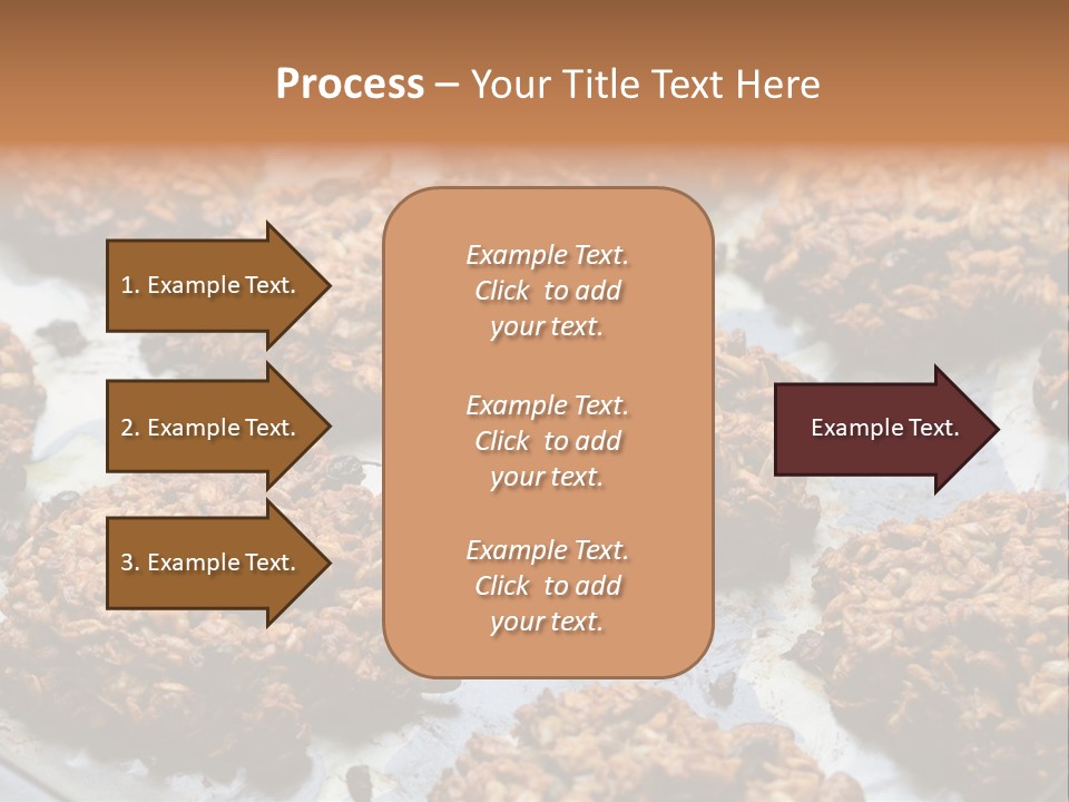 A Bunch Of Cookies That Are On A Pan PowerPoint Template