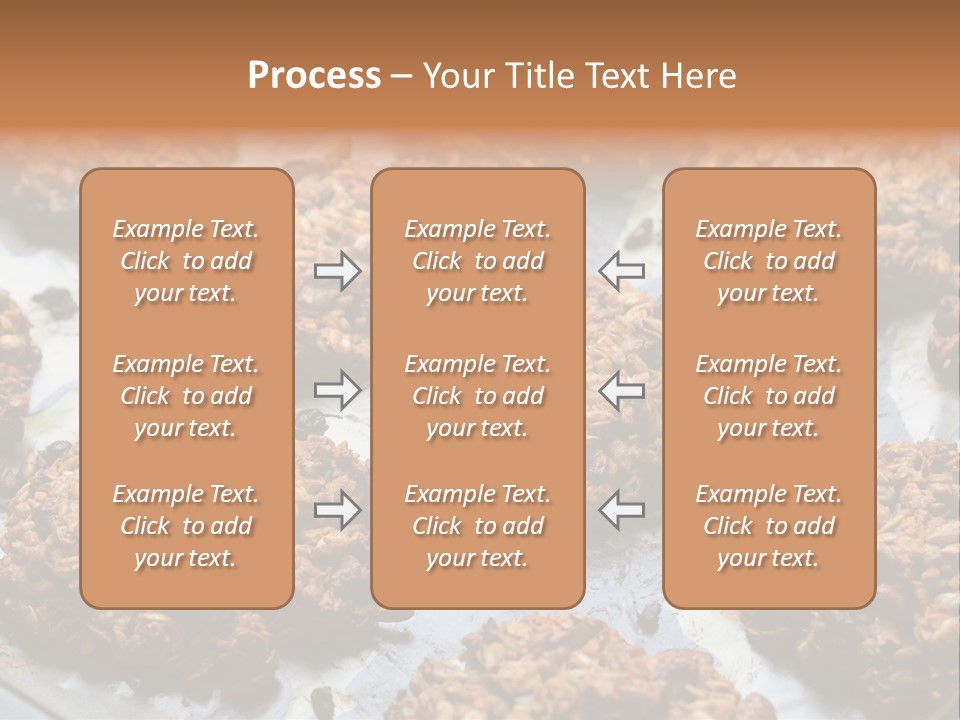 A Bunch Of Cookies That Are On A Pan PowerPoint Template