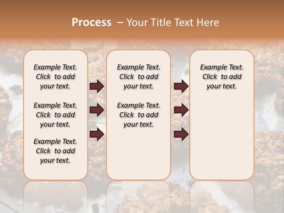 A Bunch Of Cookies That Are On A Pan PowerPoint Template