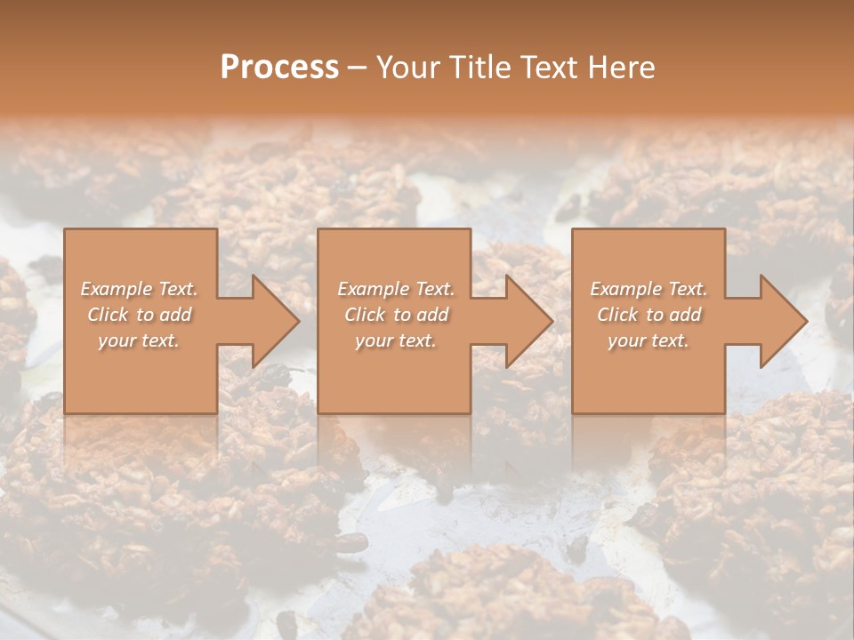 A Bunch Of Cookies That Are On A Pan PowerPoint Template