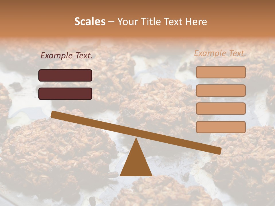 A Bunch Of Cookies That Are On A Pan PowerPoint Template