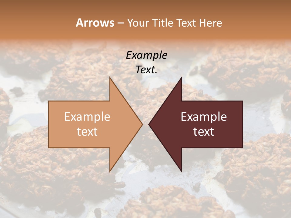 A Bunch Of Cookies That Are On A Pan PowerPoint Template
