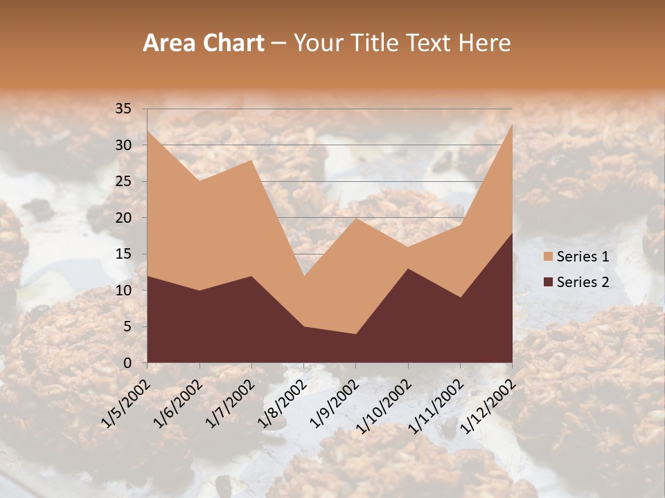 A Bunch Of Cookies That Are On A Pan PowerPoint Template