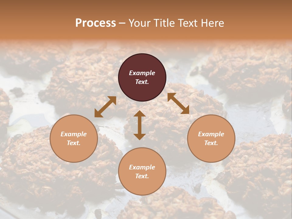 A Bunch Of Cookies That Are On A Pan PowerPoint Template