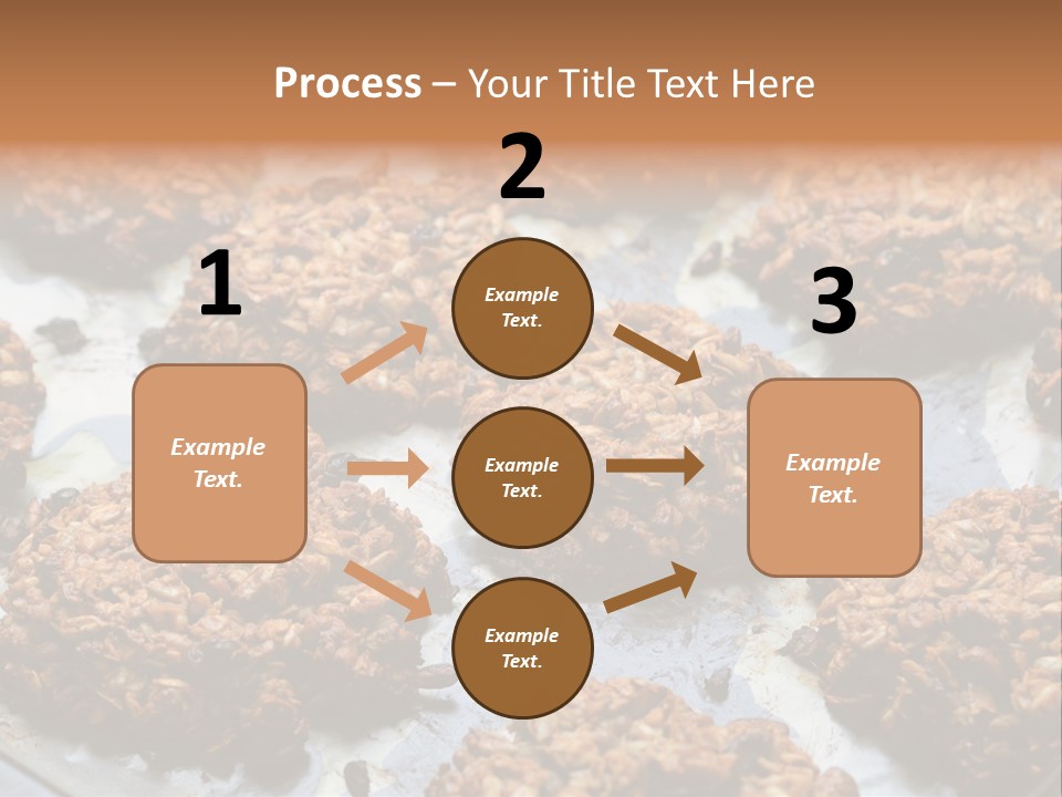 A Bunch Of Cookies That Are On A Pan PowerPoint Template
