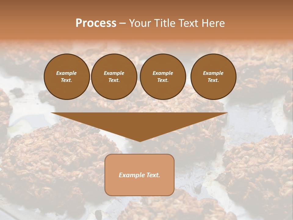A Bunch Of Cookies That Are On A Pan PowerPoint Template