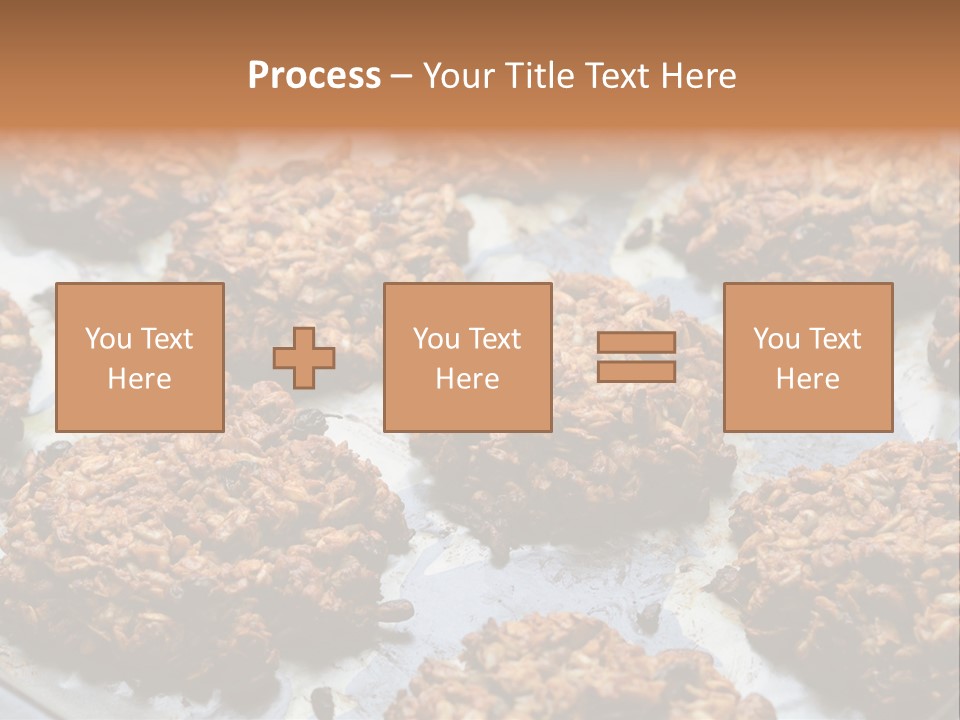 A Bunch Of Cookies That Are On A Pan PowerPoint Template