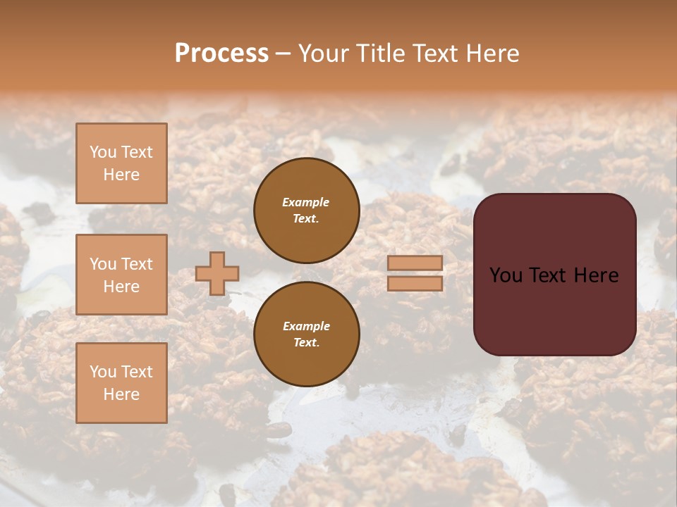 A Bunch Of Cookies That Are On A Pan PowerPoint Template