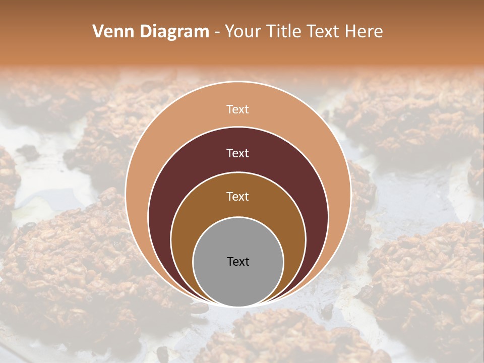 A Bunch Of Cookies That Are On A Pan PowerPoint Template