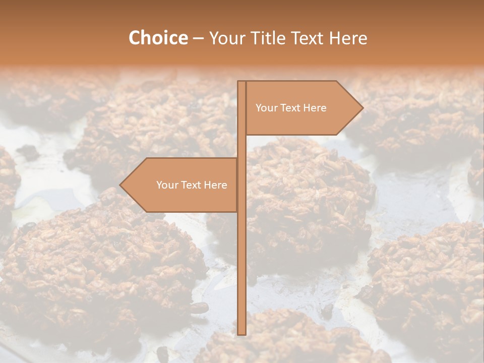 A Bunch Of Cookies That Are On A Pan PowerPoint Template