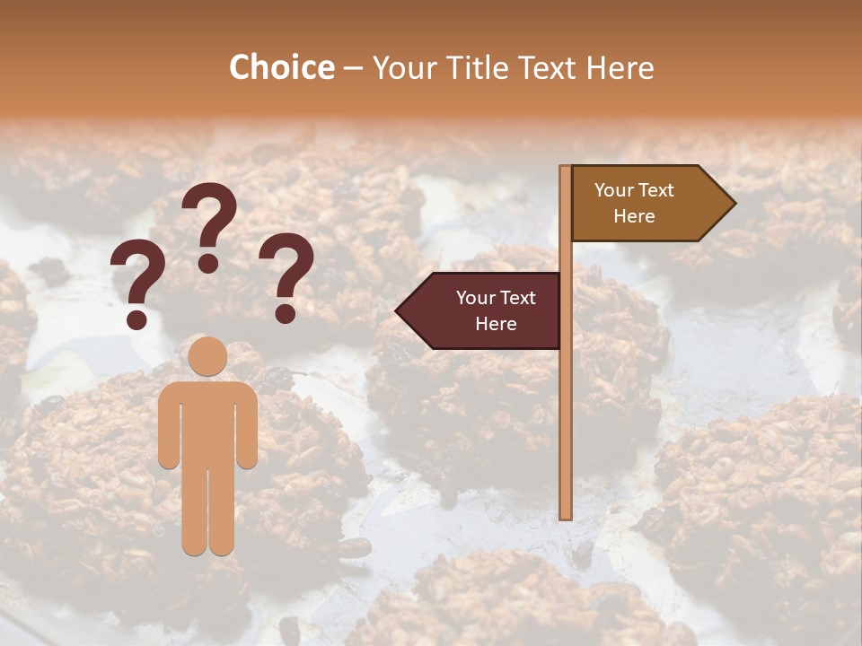 A Bunch Of Cookies That Are On A Pan PowerPoint Template