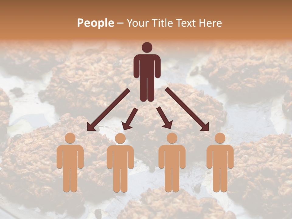 A Bunch Of Cookies That Are On A Pan PowerPoint Template