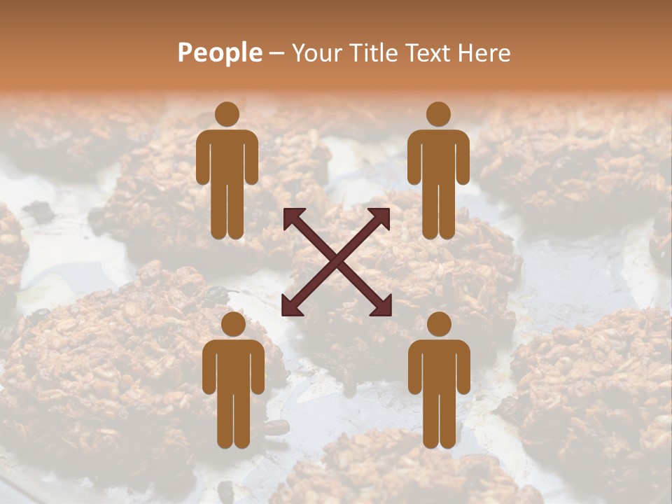 A Bunch Of Cookies That Are On A Pan PowerPoint Template